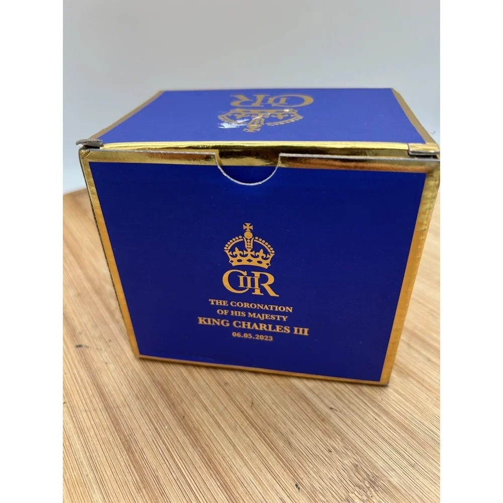 THE CORONATION OF HIS MAJESTY KING CHARLES III GOLD PLATED FINE CHINA MUG BOXED‎ - Picture 2 of 8